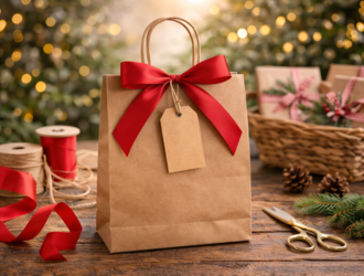 taška stuha visačka