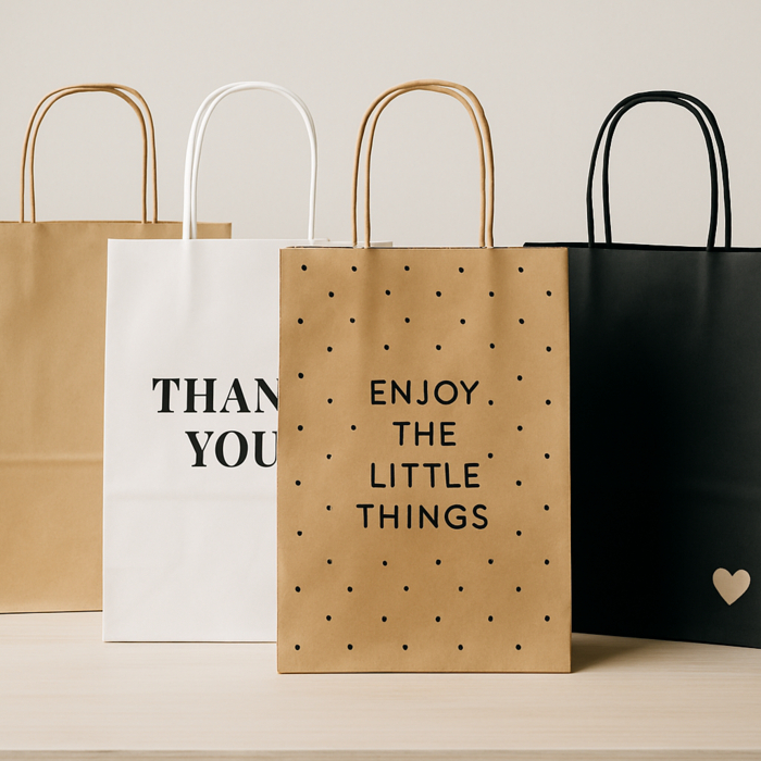 papírové tašky návrh design