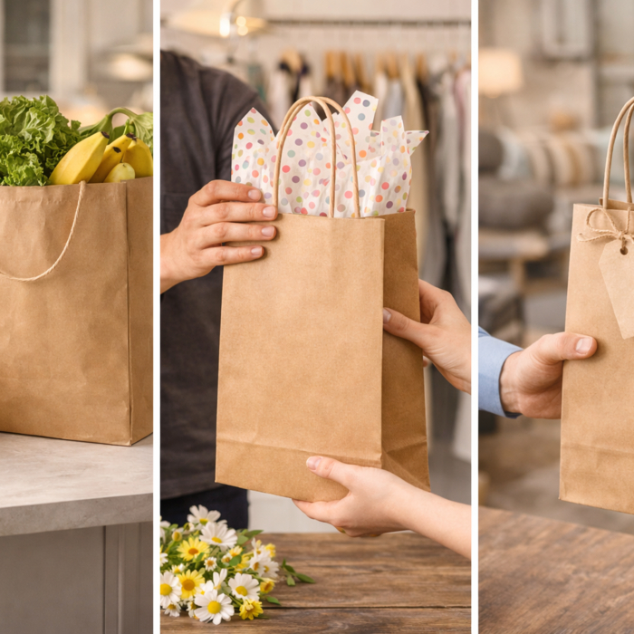 Tři možnosti použití papírové tašky