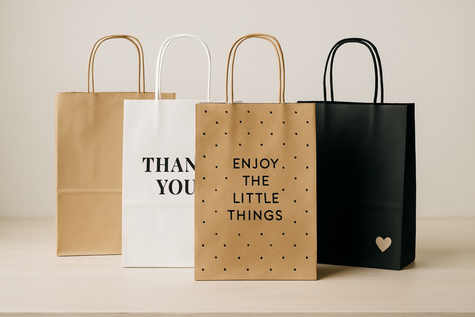 papírové tašky návrh design