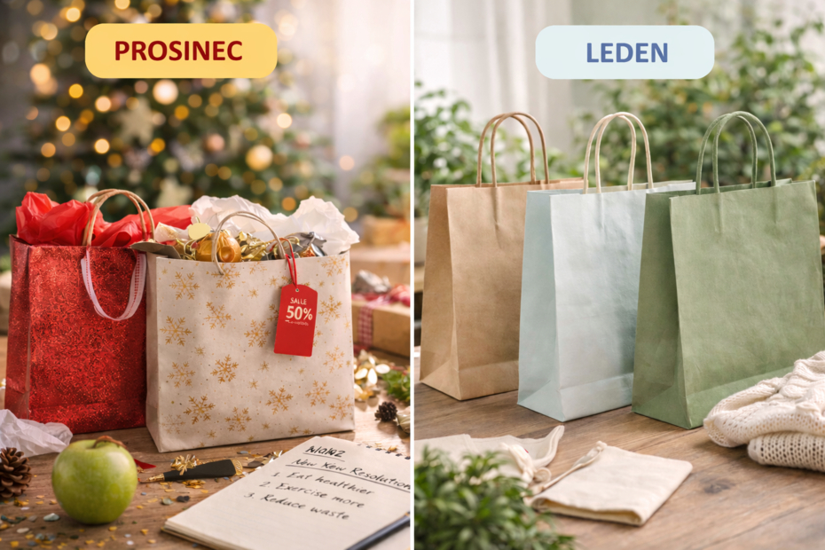 barvy prosinec X leden