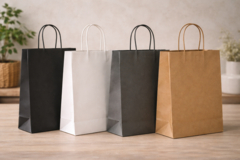 Papírové tašky barvy profesionální